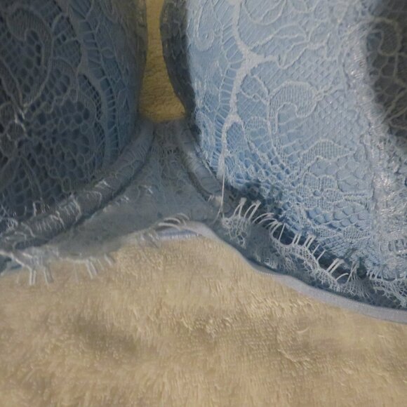 Victoria's Secret Dream Angels Lined Demi Blue Bra  36DDD - Picture 2 of 5
